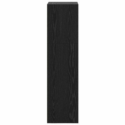 Boekenkast Zwart eiken 40 x 30 x 114 cm Bewerkt hout