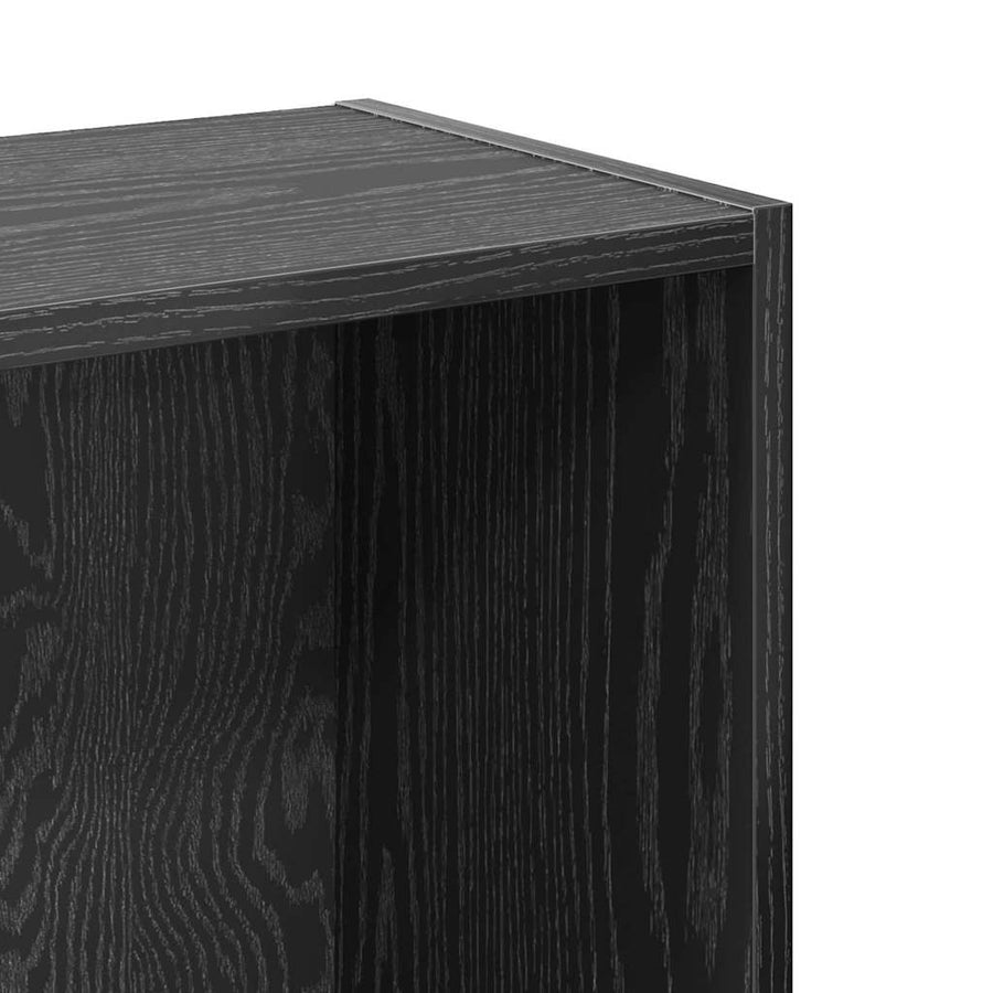 Boekenkast Zwart eiken 80 x 24 x 109 cm Spaanplaat