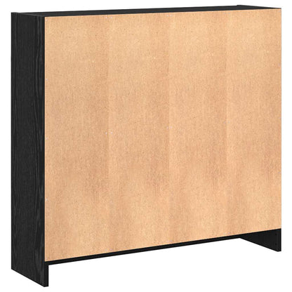 Boekenkast Zwart eiken 80 x 24 x 109 cm Spaanplaat
