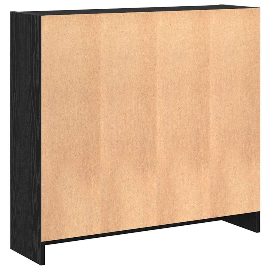 Boekenkast Zwart eiken 80 x 24 x 109 cm Spaanplaat