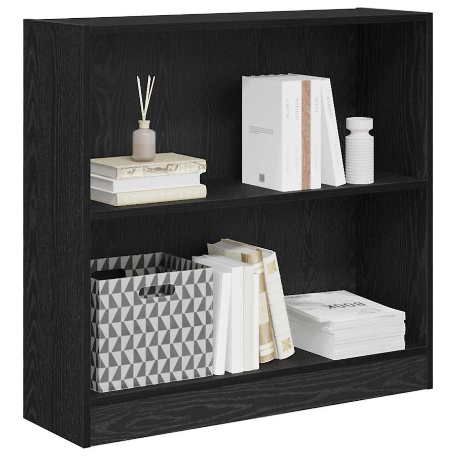 Boekenkast Zwart eiken 80 x 24 x 109 cm Spaanplaat