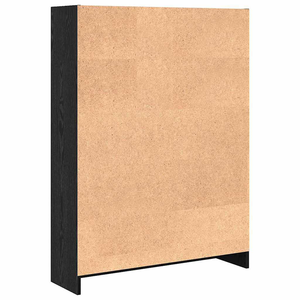 Boekenkast Zwart eiken 80 x 24 x 109 cm Spaanplaat