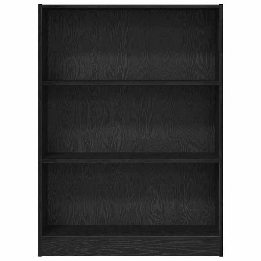Boekenkast Zwart eiken 80 x 24 x 109 cm Spaanplaat