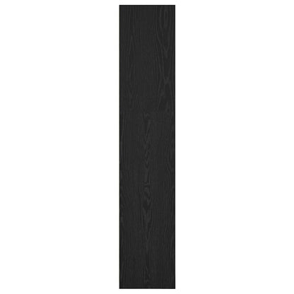 Boekenkast Zwart eiken 40 x 30 x 152 cm Bewerkt hout