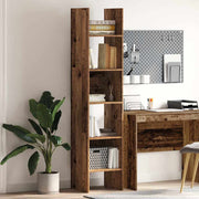 Boekenkast bewerkt hout 40x35x180 cm
