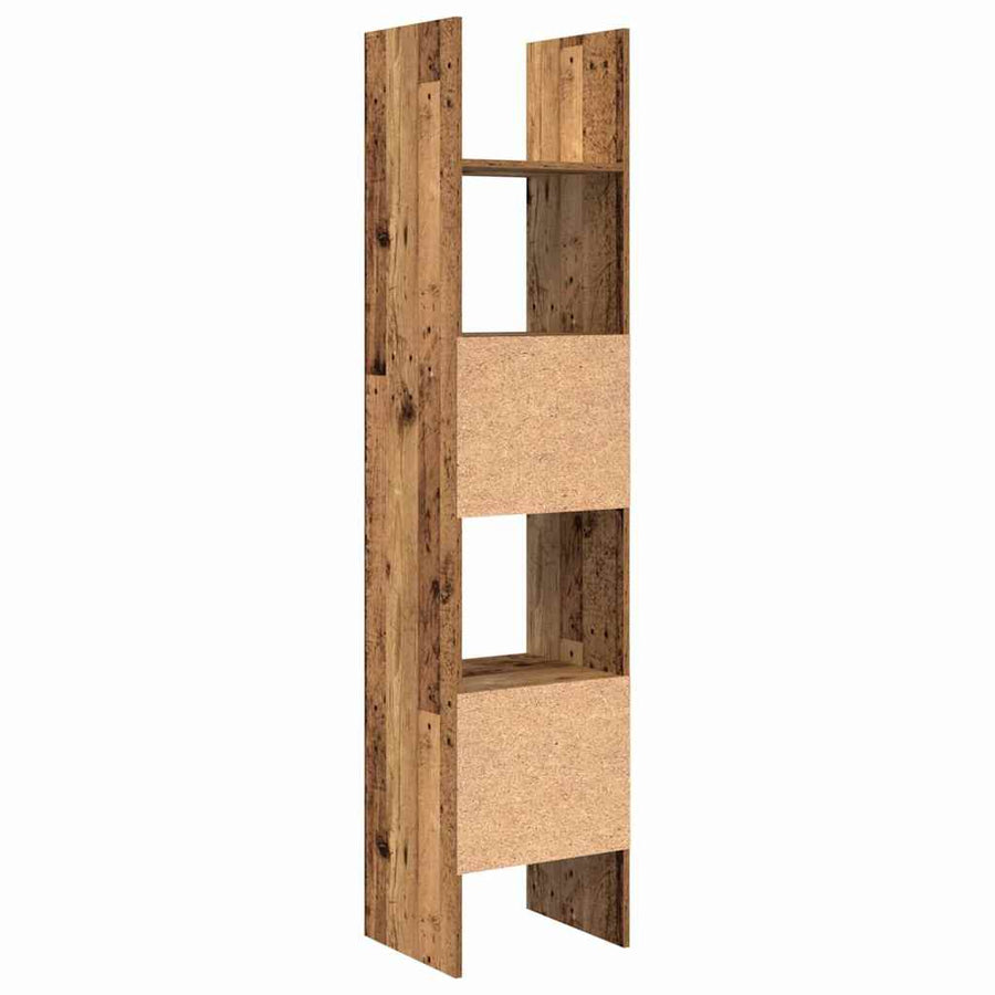 Boekenkast Oud hout 40 x 35 x 180 cm Bewerkt hout