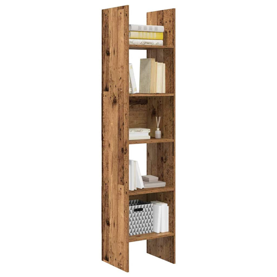 Boekenkast Oud hout 40 x 35 x 180 cm Bewerkt hout