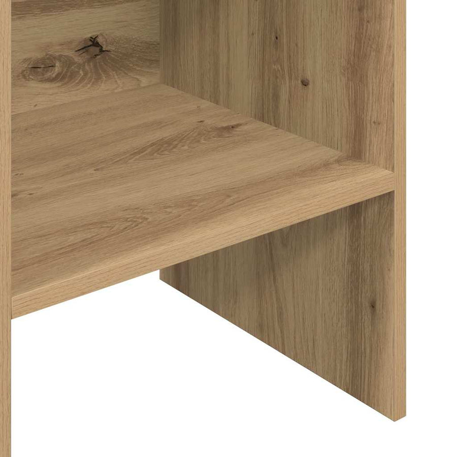 Boekenkast artisanaal eikenkleurig 40 x 35 x 180 cm