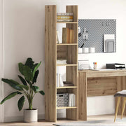 Boekenkast 40x35x180 cm eikenkleurig