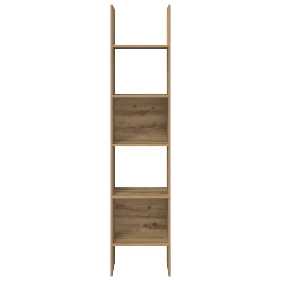 Boekenkast artisanaal eikenkleurig 40 x 35 x 180 cm