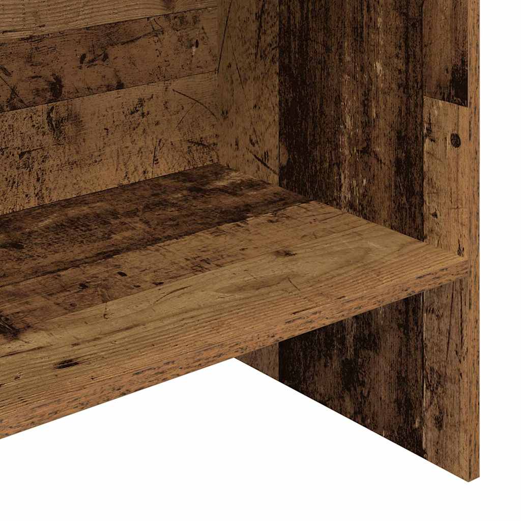 Boekenkast Oud hout 60 x 35 x 180 cm Bewerkt hout
