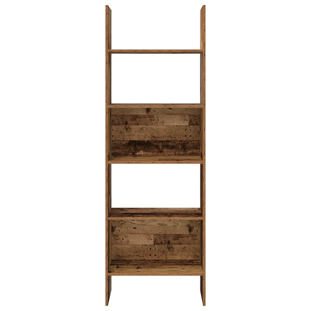 Boekenkast Oud hout 60 x 35 x 180 cm Bewerkt hout