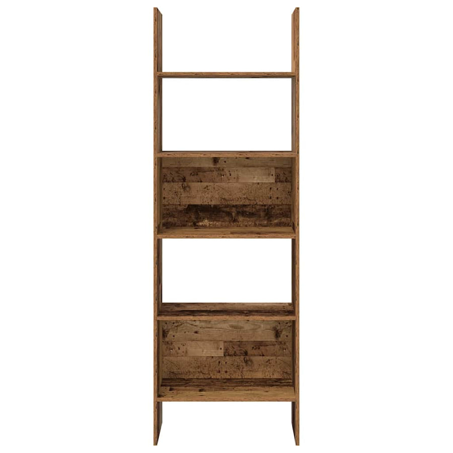 Boekenkast Oud hout 60 x 35 x 180 cm Bewerkt hout