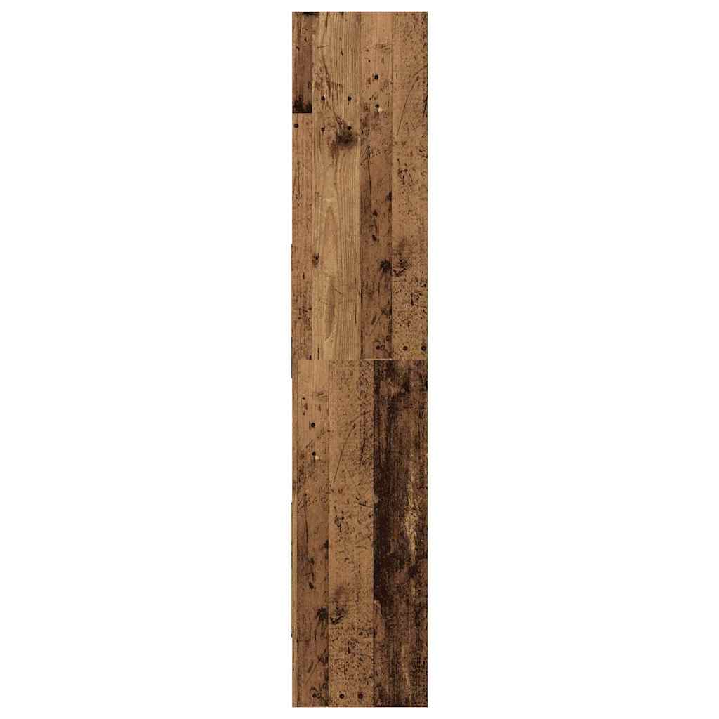 Boekenkast Oud hout 60 x 35 x 180 cm Bewerkt hout