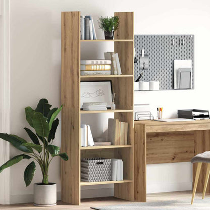 Boekenkast artisanaal eikenkleurig 60 x 35 x 180 cm