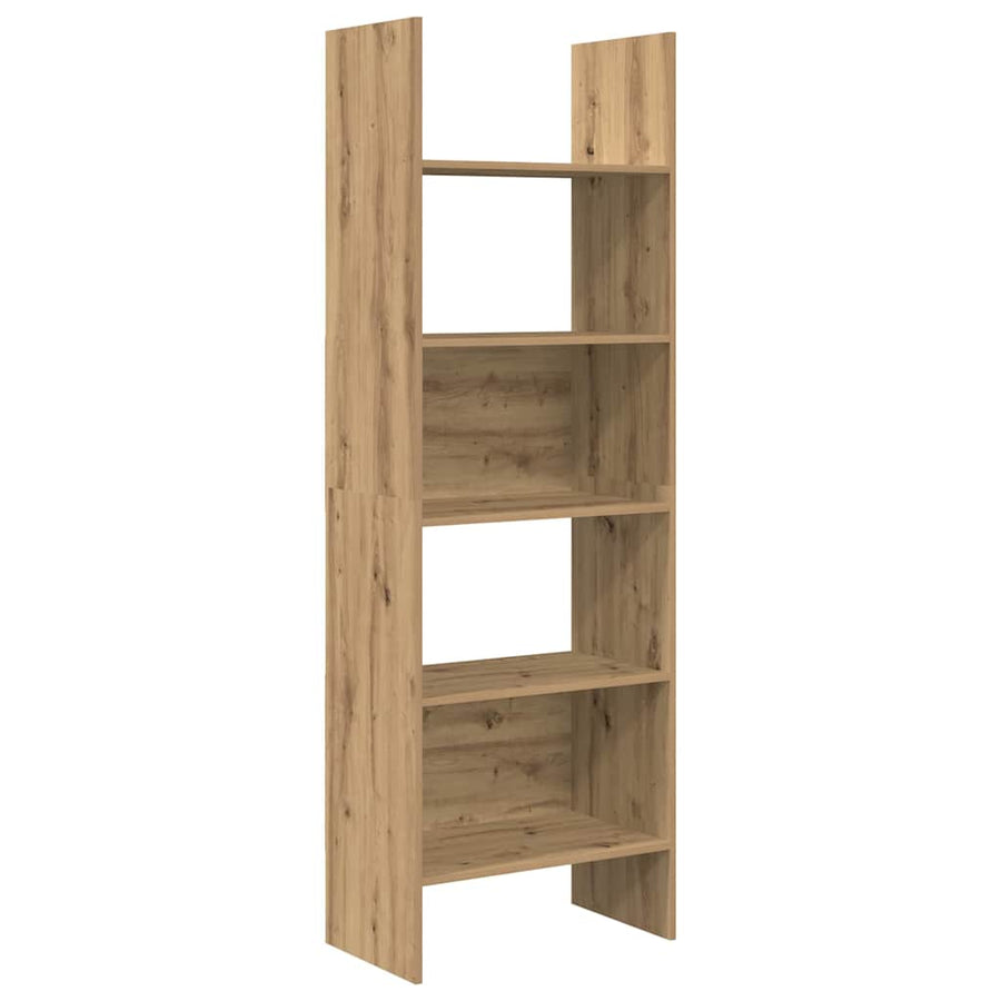 Boekenkast artisanaal eikenkleurig 60 x 35 x 180 cm