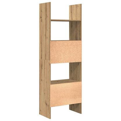 Boekenkast artisanaal eikenkleurig 60 x 35 x 180 cm