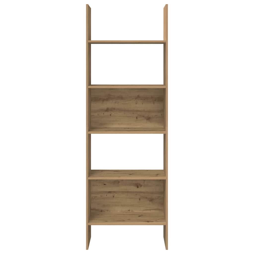 Boekenkast artisanaal eikenkleurig 60 x 35 x 180 cm