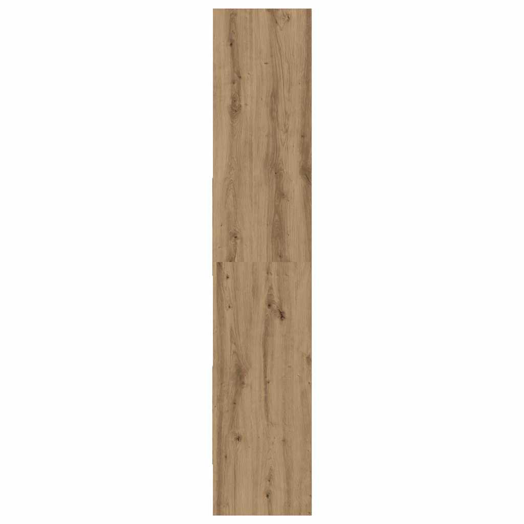 Boekenkast artisanaal eikenkleurig 60 x 35 x 180 cm