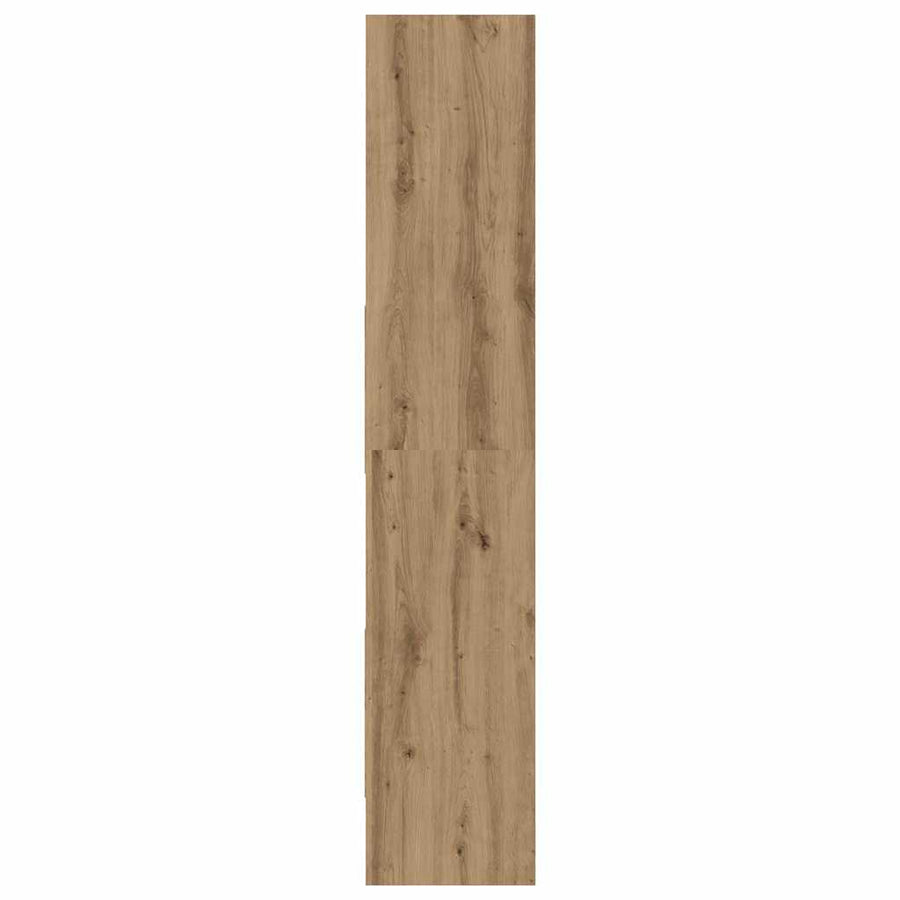 Boekenkast artisanaal eikenkleurig 60 x 35 x 180 cm
