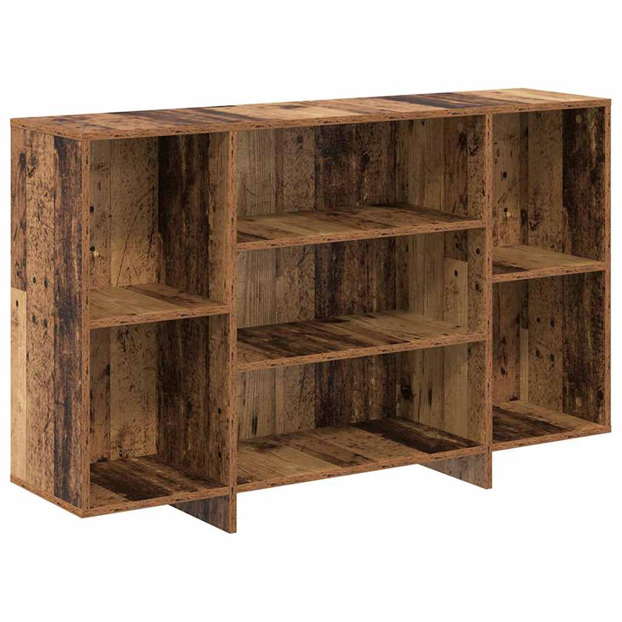 Dressoir met plank Oud hout 120 x 30 x 75 cm Bewerkt hout