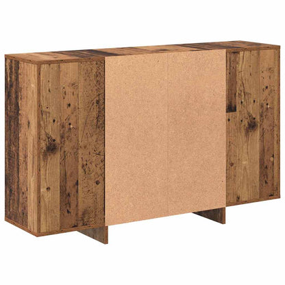 Dressoir met plank Oud hout 120 x 30 x 75 cm Bewerkt hout