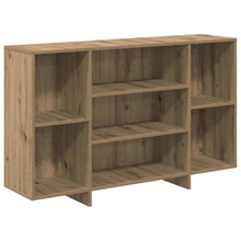 Dressoir artisanaal eikenkleurig 120 x 30 x 75 cm Bewerkt hout
