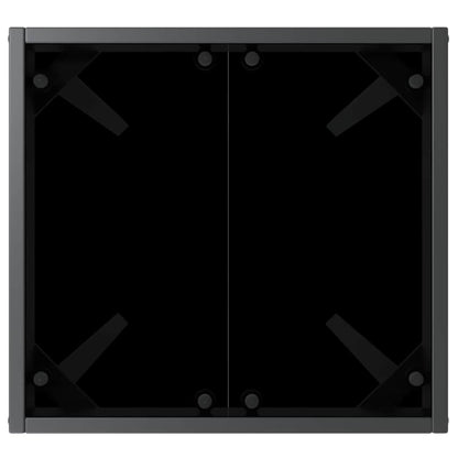 Ligstoelen 3 pcs Zwart 40 x 40 x 40.5 cm Poly riet