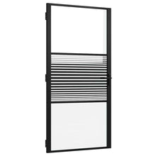 Binnen Deur Zwart 102.5 x 201.5 cm Verstevigd glas, Aluminium