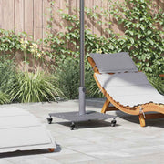 Parasolvoet 45x45x31.5 cm staal donkergrijs