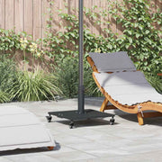 Parasolvoet 45x45x31.5 cm staal zwart