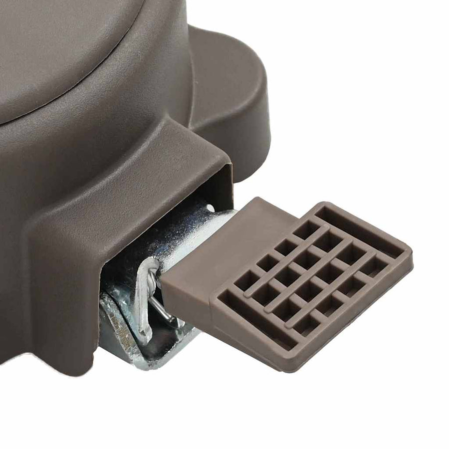 360-Graden Draaipedal Zilver 21,5 x 14 x 6 cm Staal
