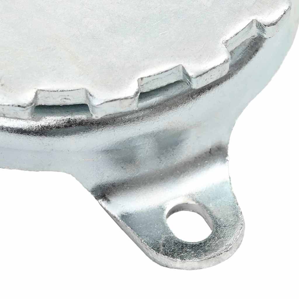 360-Graden Draaipedal Zilver 21,5 x 14 x 6 cm Staal