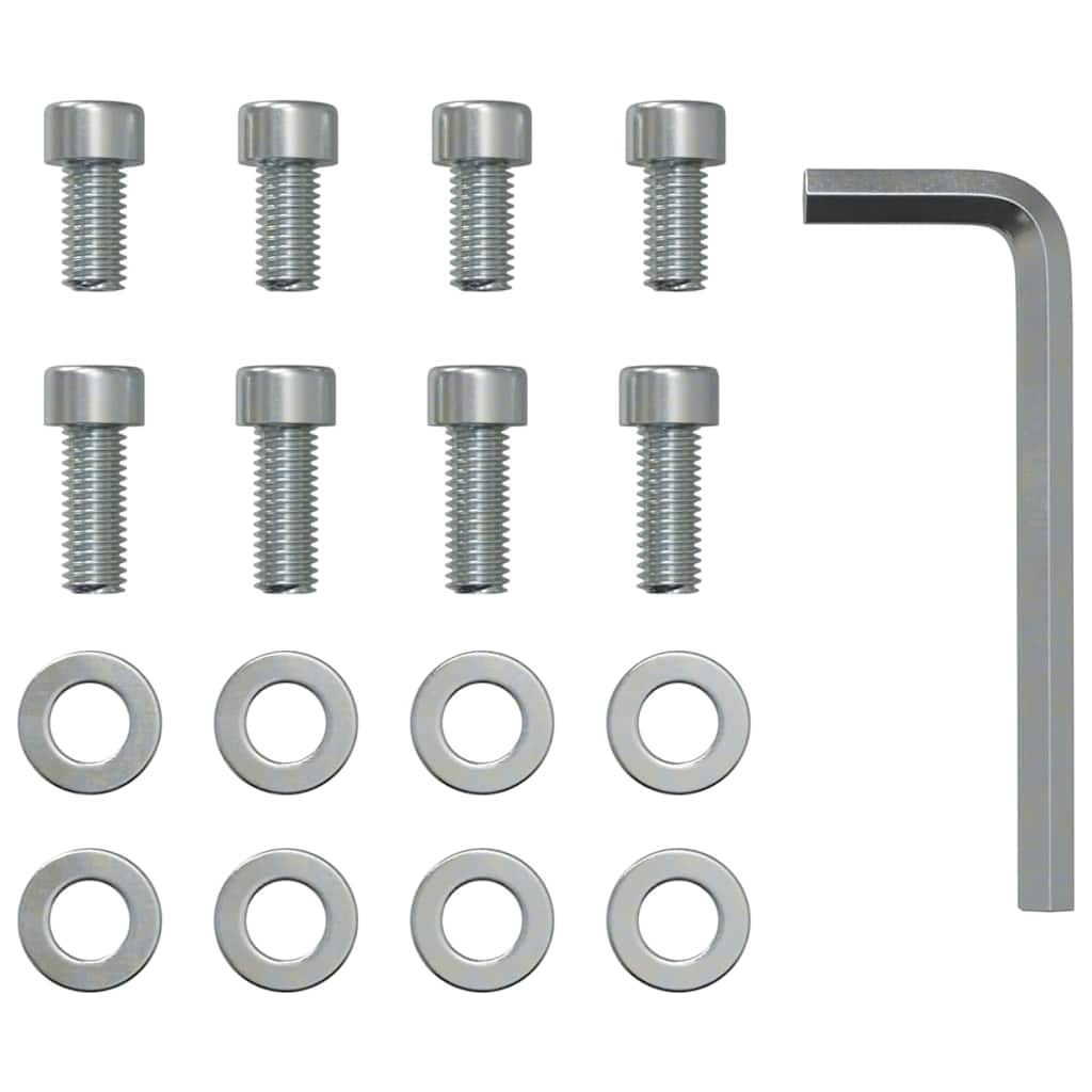 360-Graden Draaipedal Zilver 21,5 x 14 x 6 cm Staal