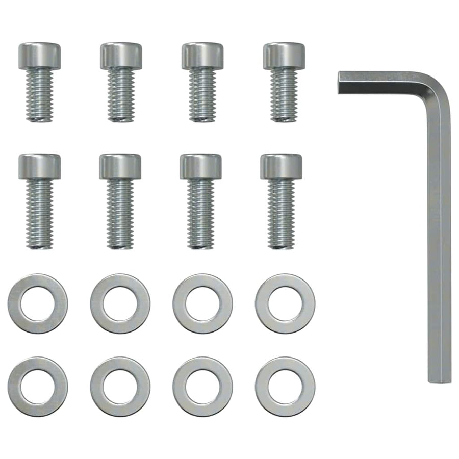 360-Graden Draaipedal Zilver 21,5 x 14 x 6 cm Staal