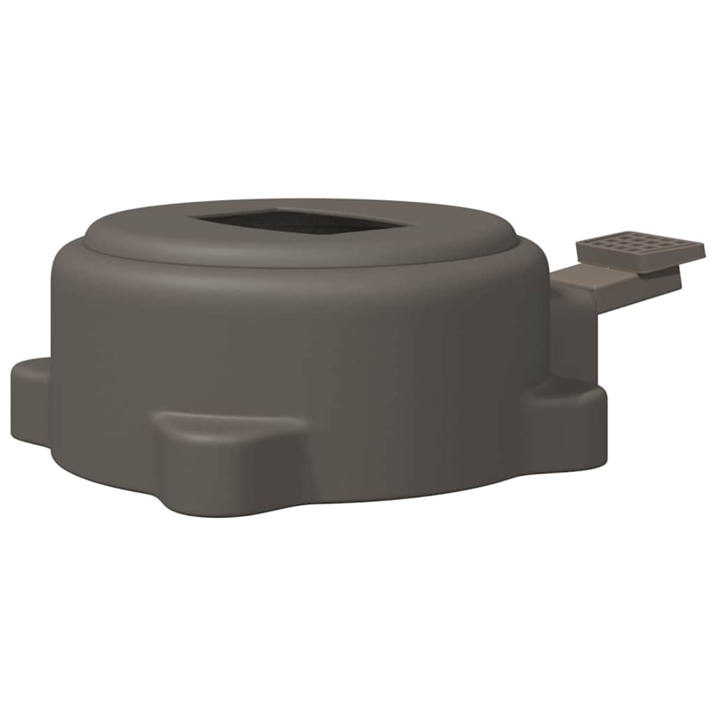360-Graden Draaipedal Zilver 21,5 x 14 x 6 cm Staal