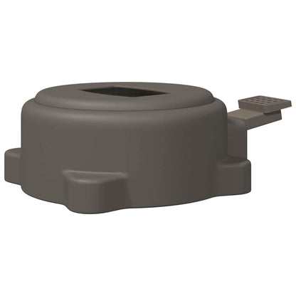 360-Graden Draaipedal Zilver 21,5 x 14 x 6 cm Staal