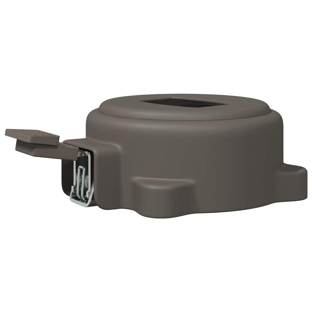 360-Graden Draaipedal Zilver 21,5 x 14 x 6 cm Staal