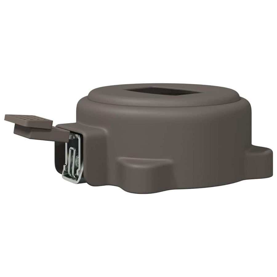 360-Graden Draaipedal Zilver 21,5 x 14 x 6 cm Staal