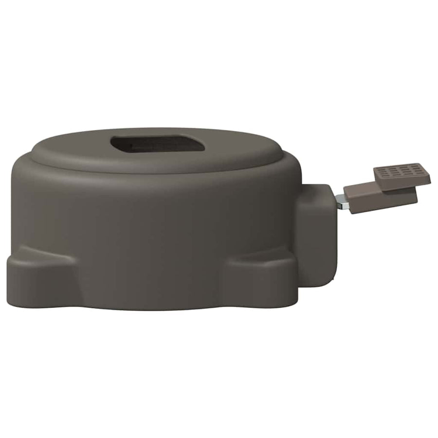360-Graden Draaipedal Zilver 21,5 x 14 x 6 cm Staal