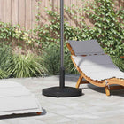 Parasolvoet 48x48x32 cm staal beton zwart