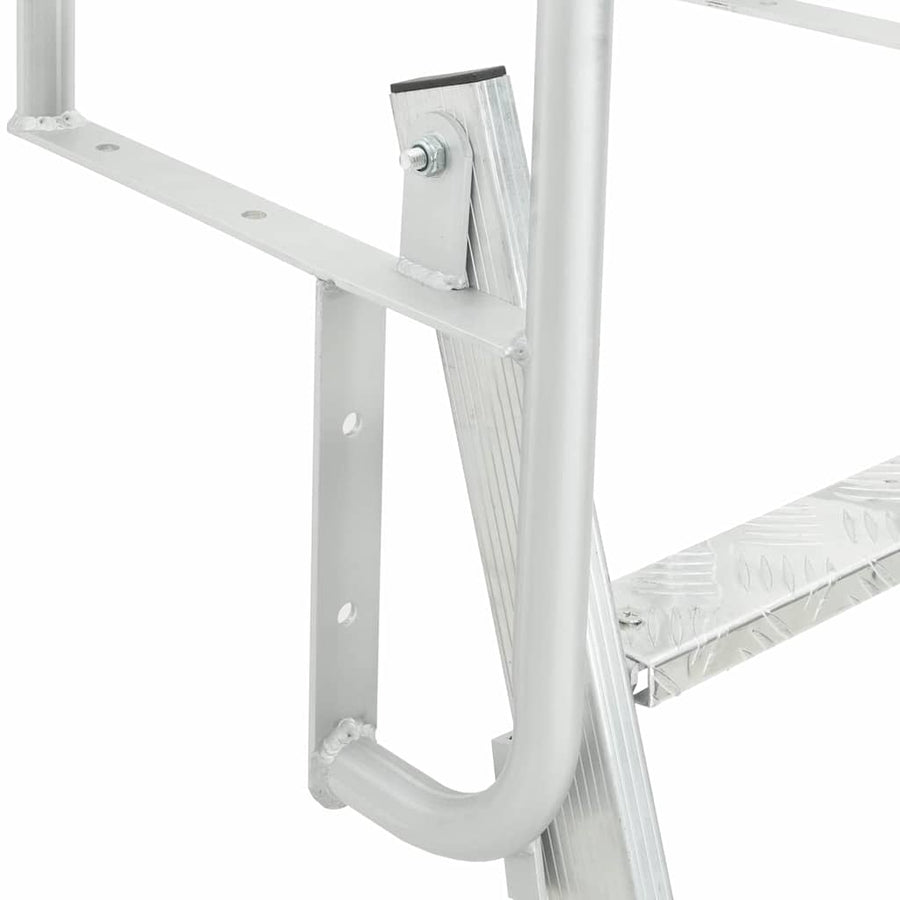Dock ladder Anders Zilver 58 x 77 x 144 cm Aluminium