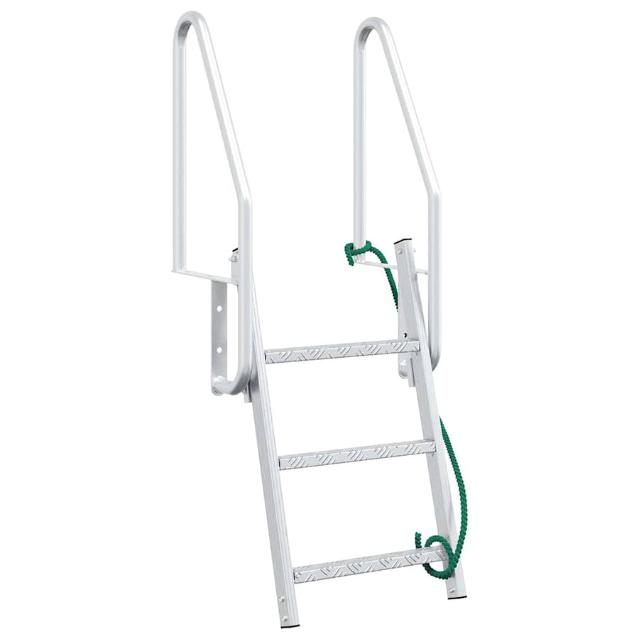 Dock ladder Anders Zilver 58 x 77 x 144 cm Aluminium