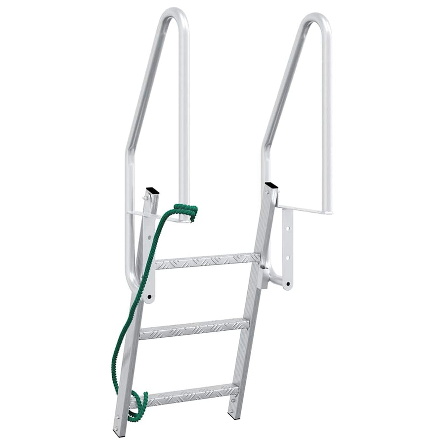 Dock ladder Anders Zilver 58 x 77 x 144 cm Aluminium