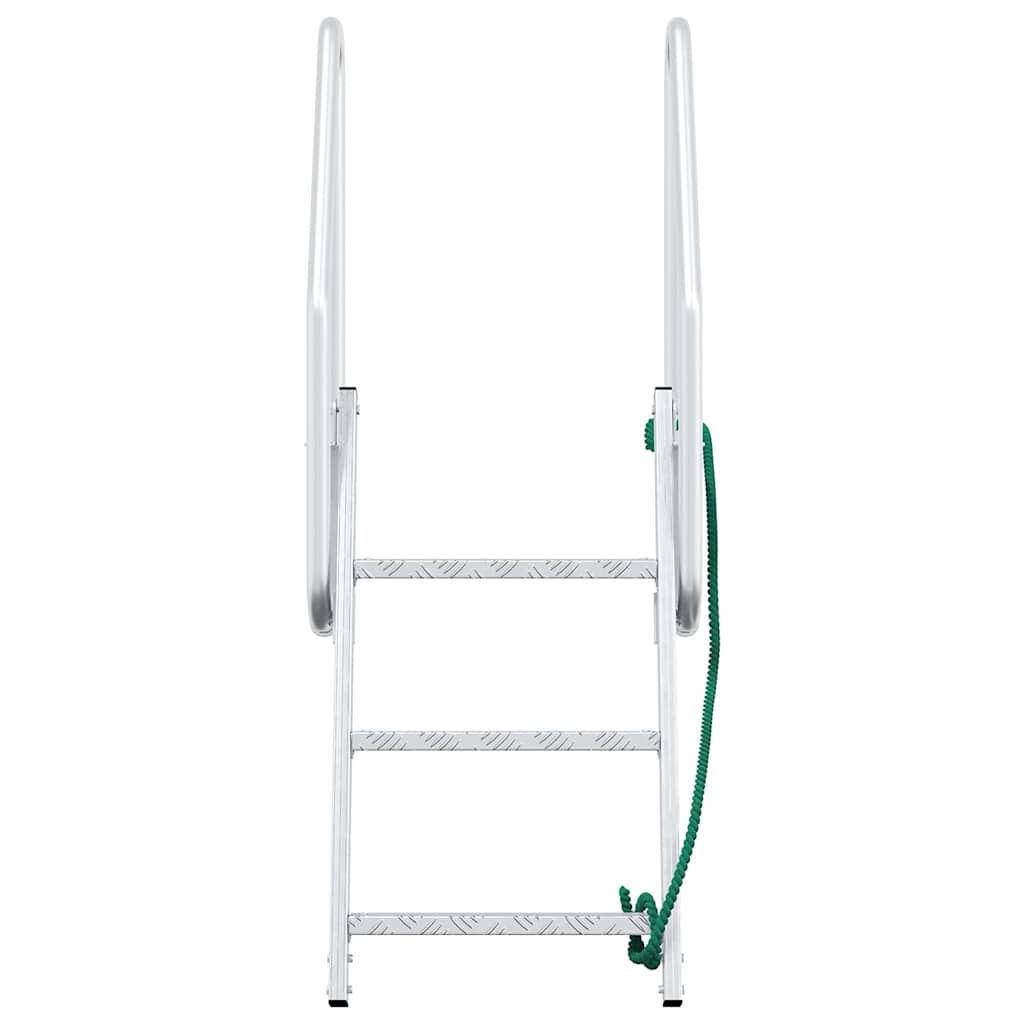 Dock ladder Anders Zilver 58 x 77 x 144 cm Aluminium