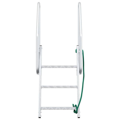 Dock ladder Anders Zilver 58 x 77 x 144 cm Aluminium