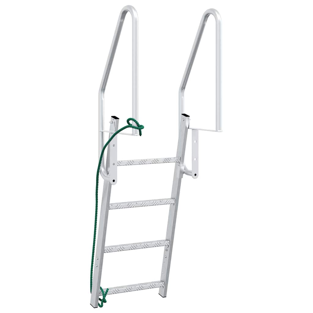 Dock ladder Anders Zilver 58 x 77 x 166 cm Aluminium