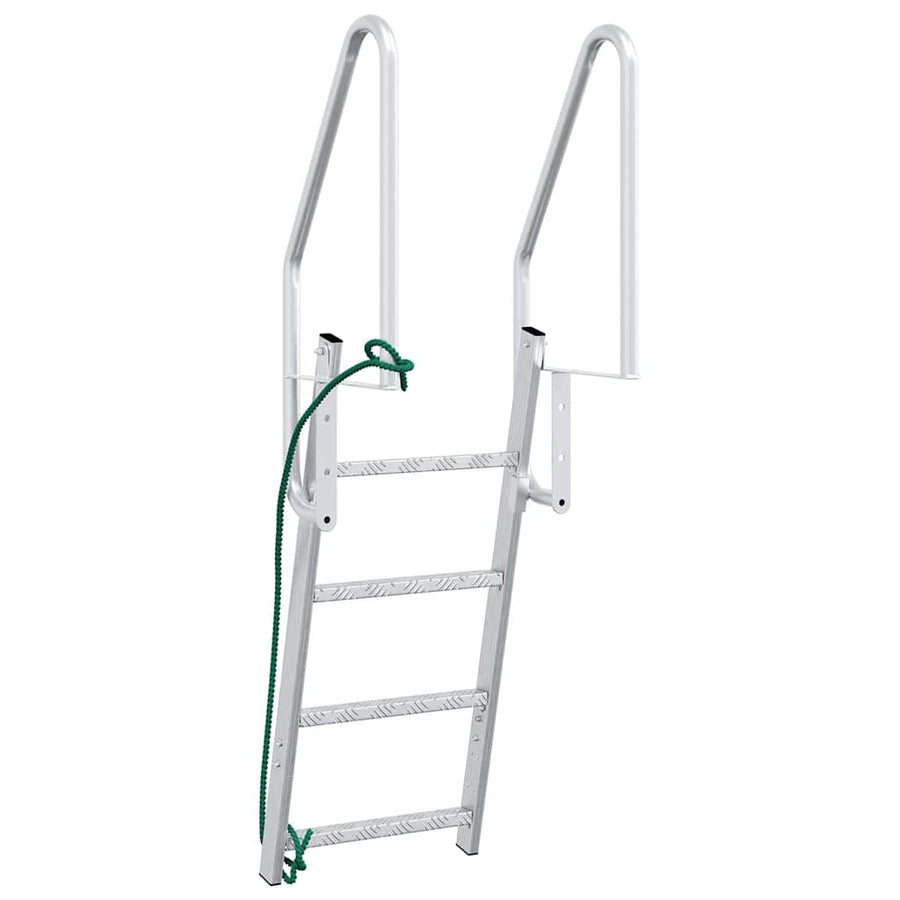 Dock ladder Anders Zilver 58 x 77 x 166 cm Aluminium