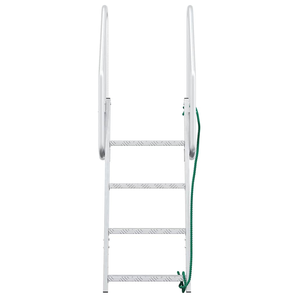 Dock ladder Anders Zilver 58 x 77 x 166 cm Aluminium