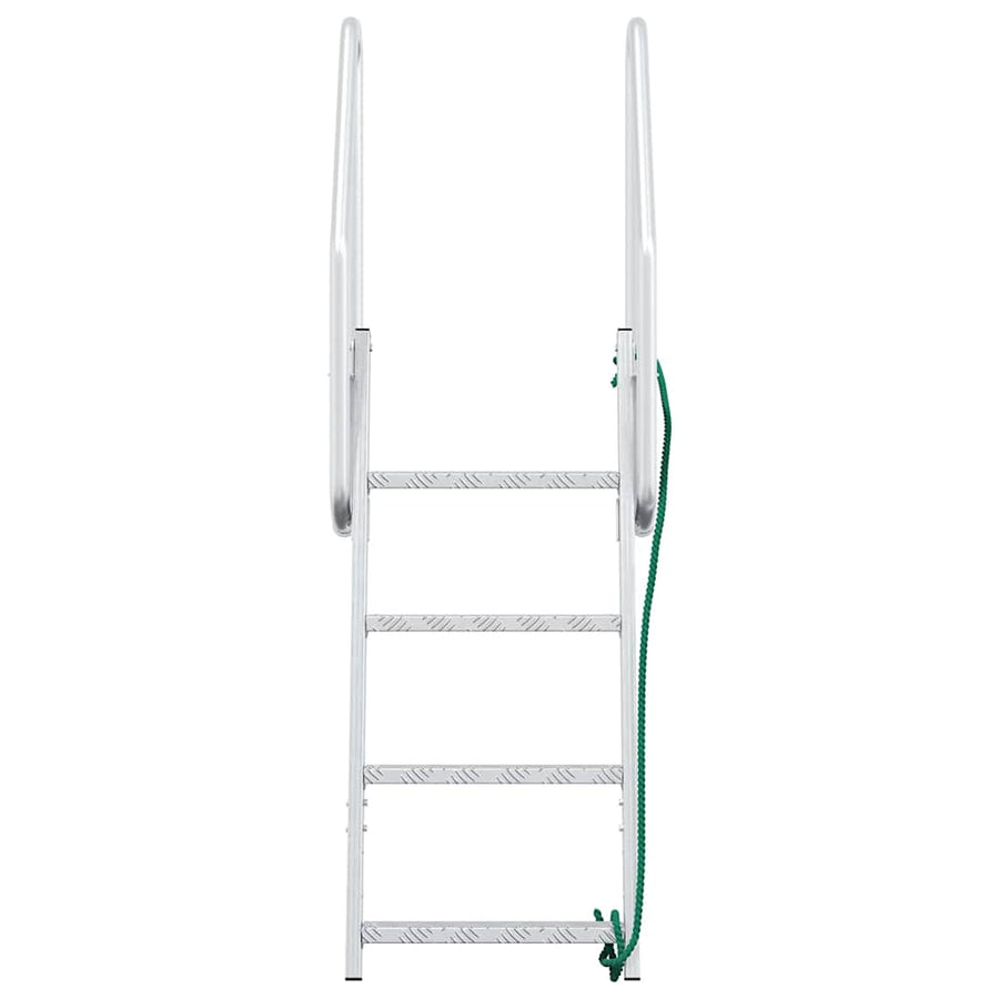 Dock ladder Anders Zilver 58 x 77 x 166 cm Aluminium